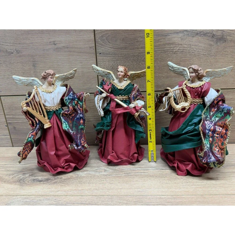 Fabric Mache Christmas Angels 8